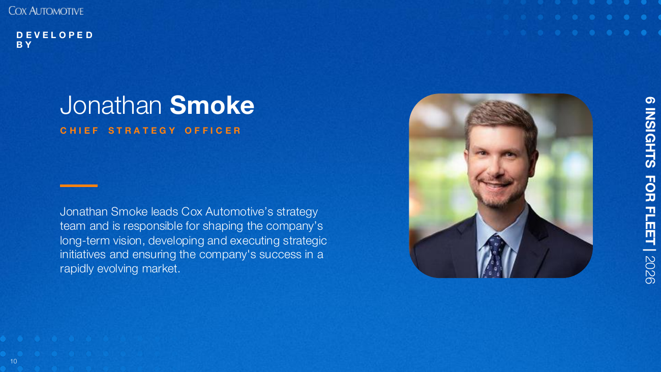 Jonathan Smoke, Chief Strategy Officer, Cox Automotive